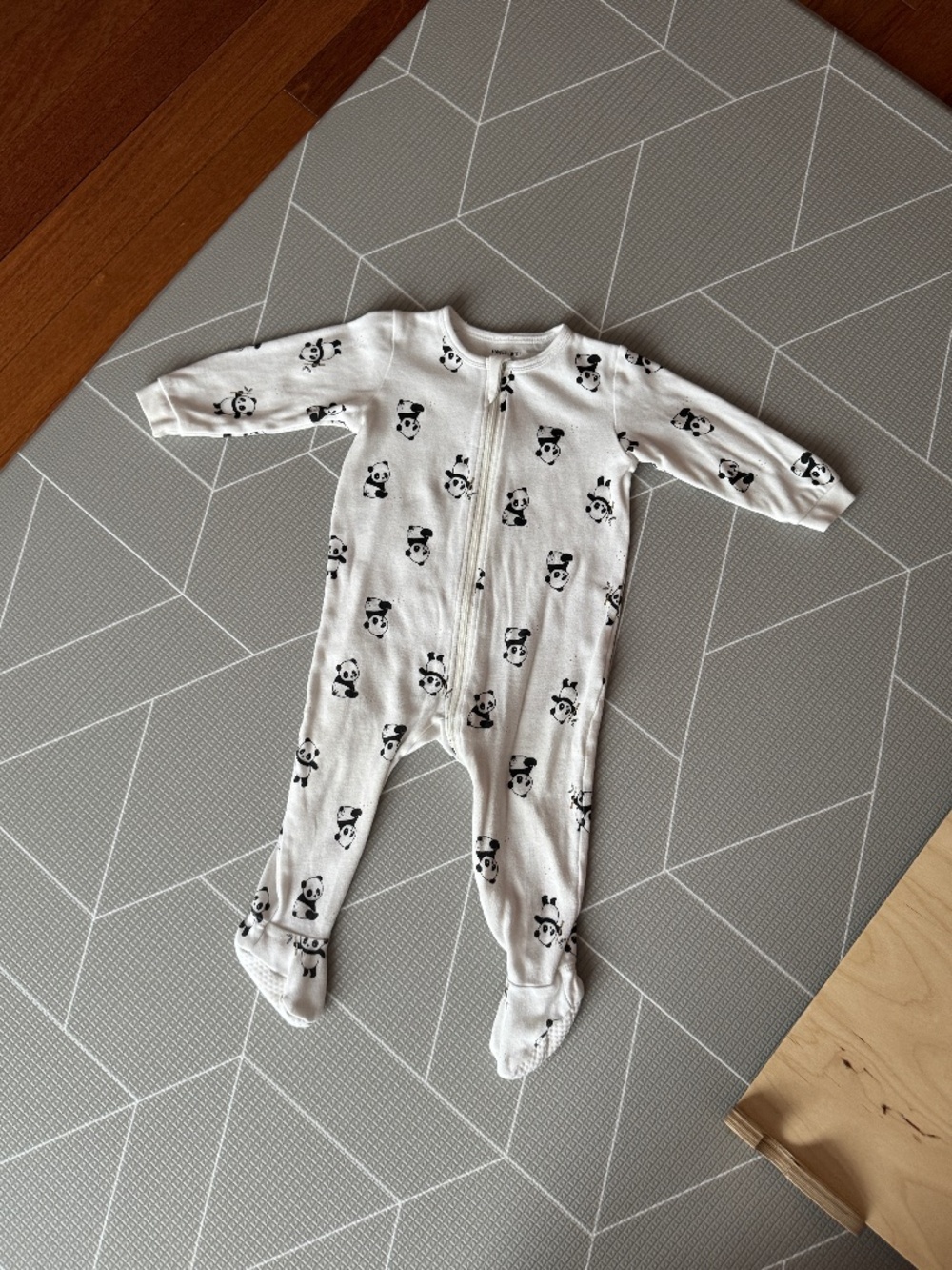 Petit lem panda pajamas
